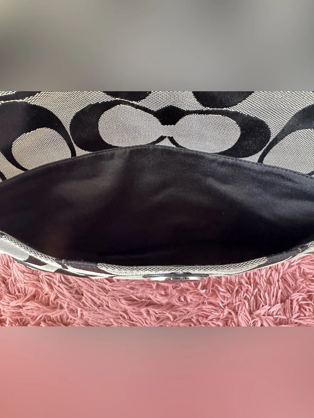 🖤 COACH F17443 Signature Stripe Multifunction Tote / Baby Diaper Bag 🖤